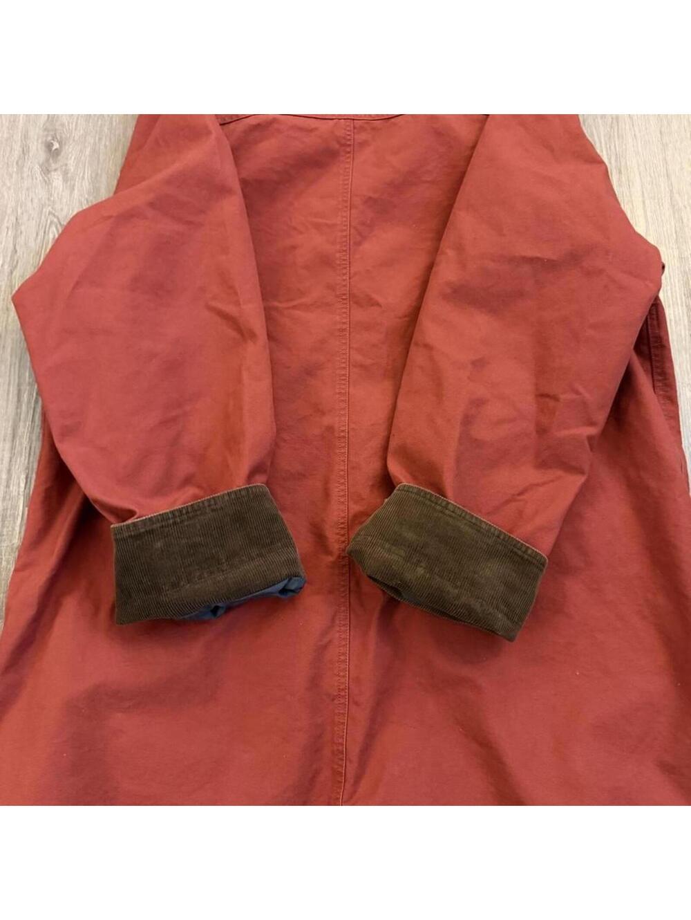 L.L.Bean red chore jacket with corduroy collar and cuffs. Size XL tall #workwear - Picture 6 of 7
